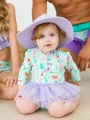 Kostium kąpielowy UV - Ruffle Butts - Mermaid Princess