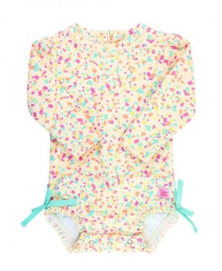 Kostium kąpielowy UPF 50 - Ruffle Butts - Confetti Beach