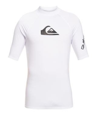 Biała koszulka UV dla mężczyzn - Quiksilver - White