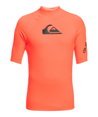 Męska koszulka UV do pływania - Quiksilver - Fiery Coral