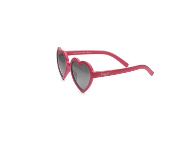 Czerwone okulary przeciwsłoneczne serduszka - Real Shades - Hearts - Samba