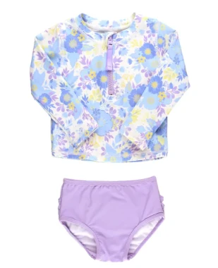 Zestaw UV koszulka i majteczki - Ruffle Butts - Pristine Blooms