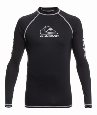 Czarna koszulka UV dla mężczyzn - Quiksilver - On tour Black