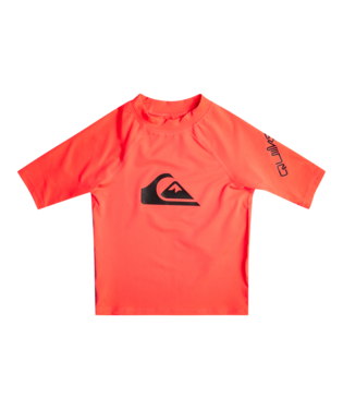 Pomarańczowa koszulka UV do pływania - Quiksilver - Fiery Coral