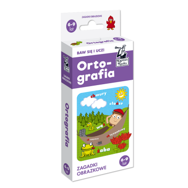 Zagadki obrazkowe - Ortografia - Kapitan Nauka - 6-9 lat