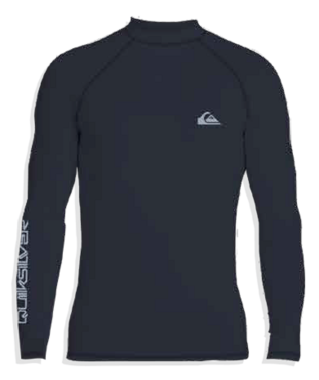 Męska koszulka UV z długim rękawem - Quiksilver - Dark Navy