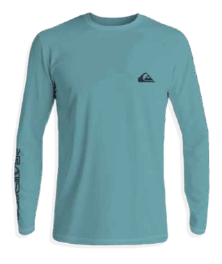 Męska koszulka z filtrem UV z długim rękawem, luźny krój - Quiksilver - Marine Blue