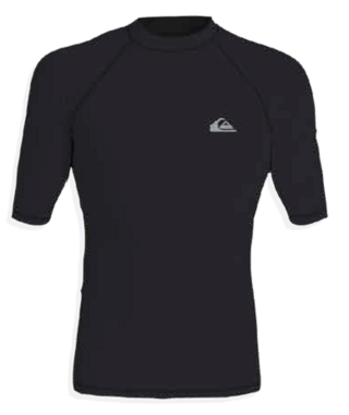 Koszulka UV męska czarna - Quiksilver - Black