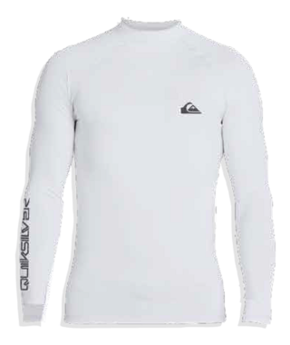 Biała koszulka z filtrme UV dla mężczyzn - Quiksilver - White