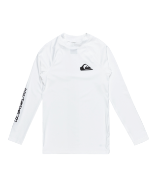 Koszulka UV z długim rękawem dla chłopców - Quiksilver - White