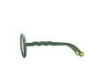 Zielone okulary przeciwsłoneczne - OLIVIO - Oval - Cactus Green
