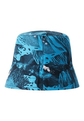 Dwustronny kapelusz UV - Moomin Viehe Turquoise Blue