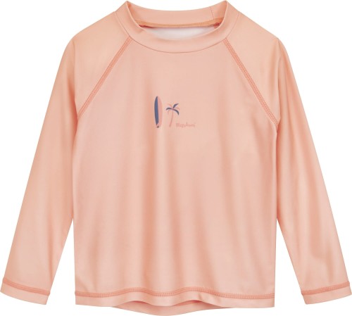 Koszulka UV z długim rękawem - Playshoes - Palmy - Altrosa