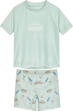 Strój kąpielowy UV dla chłopca Playshoes – surf bus – koszulka + spodenki