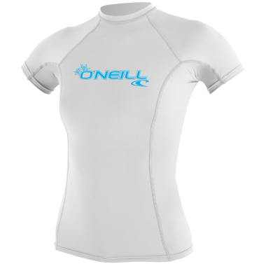 Biała koszulka UV damska O'Neill (krótki rękaw)