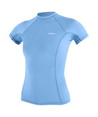 Koszulka UV dla kobiet O'Neill – błękitna (krótki rękaw)