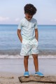 Strój UV do pływania dla chłopca Playshoes – surf bus – koszulka + szorty