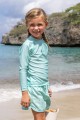 Spodenki kąpielowe UV - Playshoes - Palmy - Mint