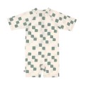 Kombinezon z filtrem UV - Lassig - Checkerboard Sea Salt/Green