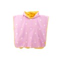 Dwustronne poncho kąpielowe - QUUT - Banana Pink