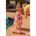 Dwustronne poncho kąpielowe - QUUT - Banana Pink