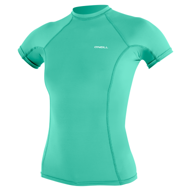 Koszulka UV do pływania dla kobiet O'Neill – Light Aqua (krótki rękaw) 