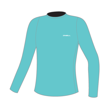 Damska koszulka UV O'Neill (długi rękaw) - Light Aqua