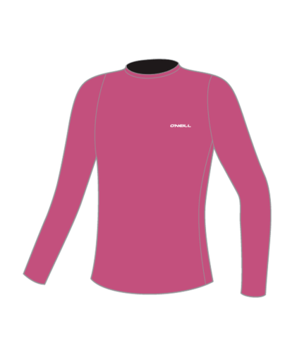 Różowa koszulka UV dla kobiet O'Neill (długi rękaw)