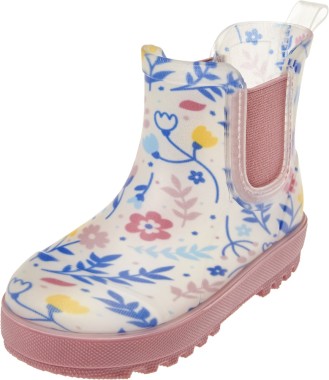 Kalosze dziecięce krótkie - Playshoes - Kwiaty