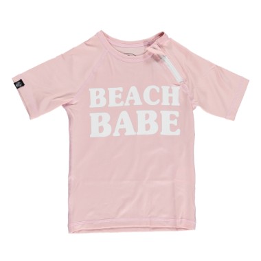 Różowa koszulka UV - Beach & Bandits - Beachbabe