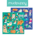 Puzzle magnetyczne - Mudpuppy - Koty i psy