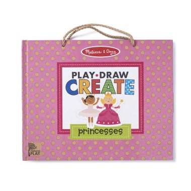 Zestaw kreatywny Play, Draw, Create - Melissa&Doug - Księżniczki