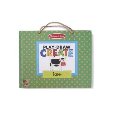 Zestaw kreatywny Play, Draw, Create - Melissa&Doug - Farma