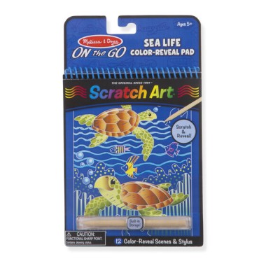 Zdrapywanki Scratch Art - Melissa&Doug - Podwodne życie