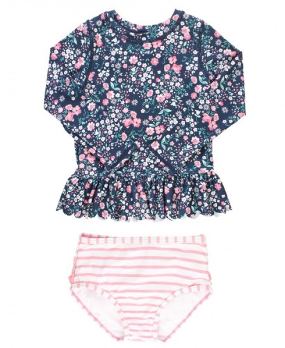 Zestaw UV koszulka i majteczki - Ruffle Butts - Island Dream Copy